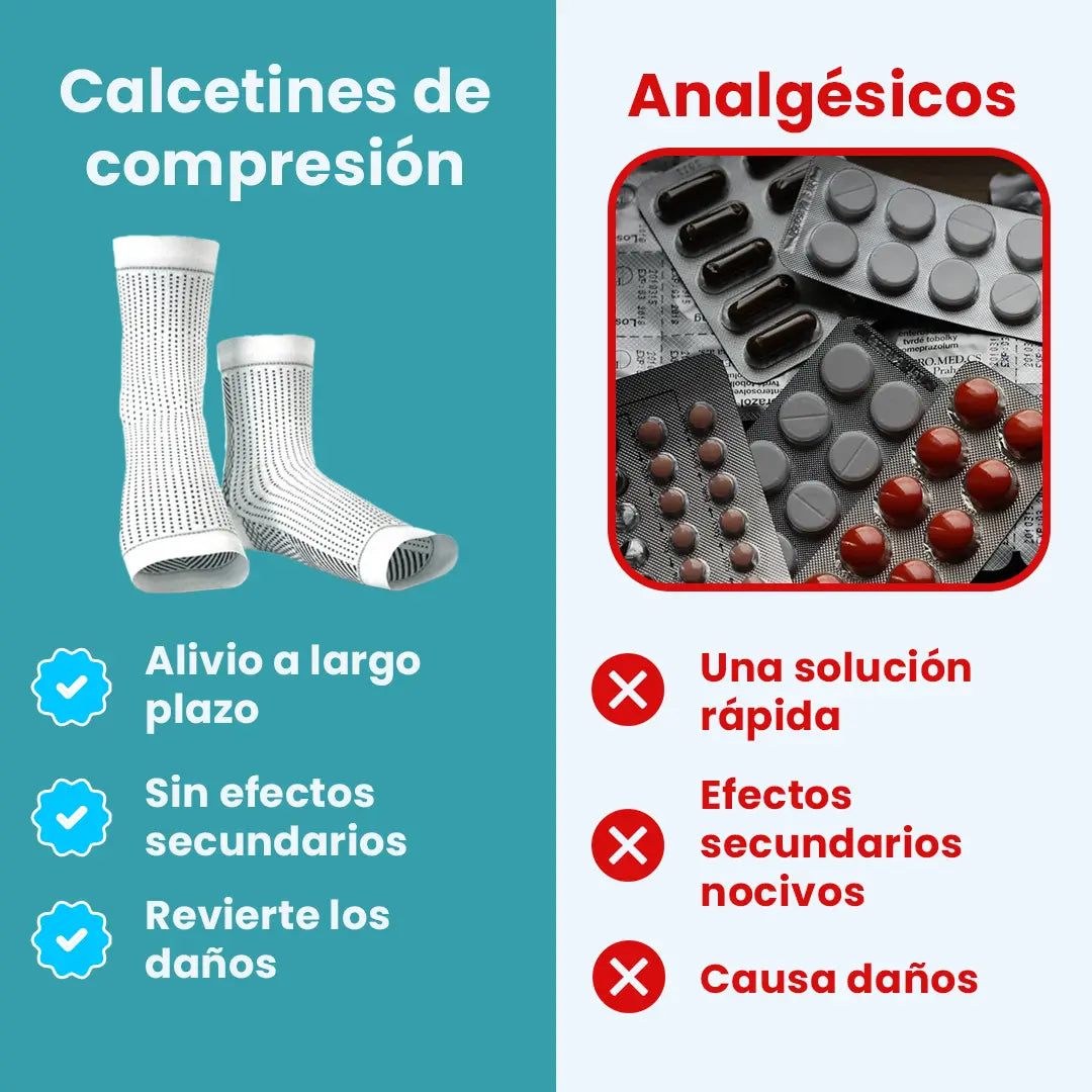 2 CALCETINES DE COMPRESIÓN