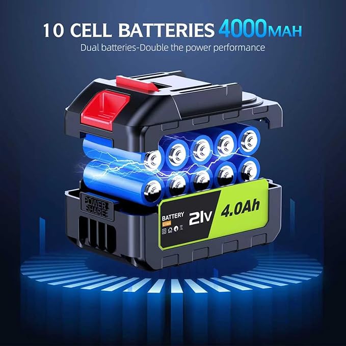Sopladora Electrica Doble Bateria 48v