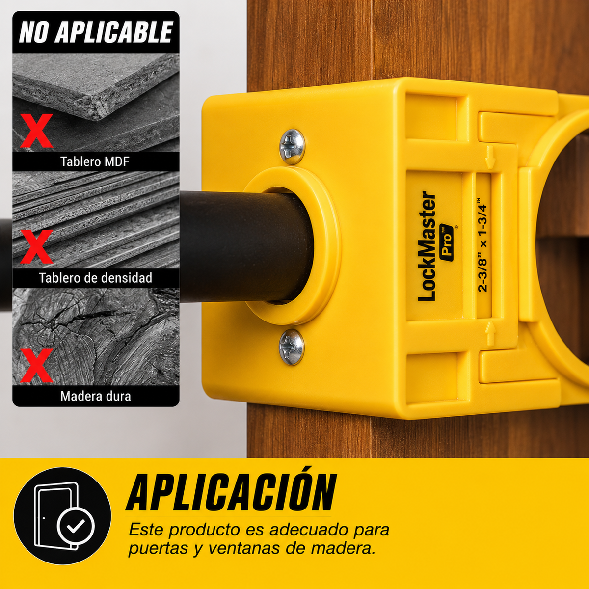 LockMaster Pro™ | Kit Profesional Para Instalar Cerraduras