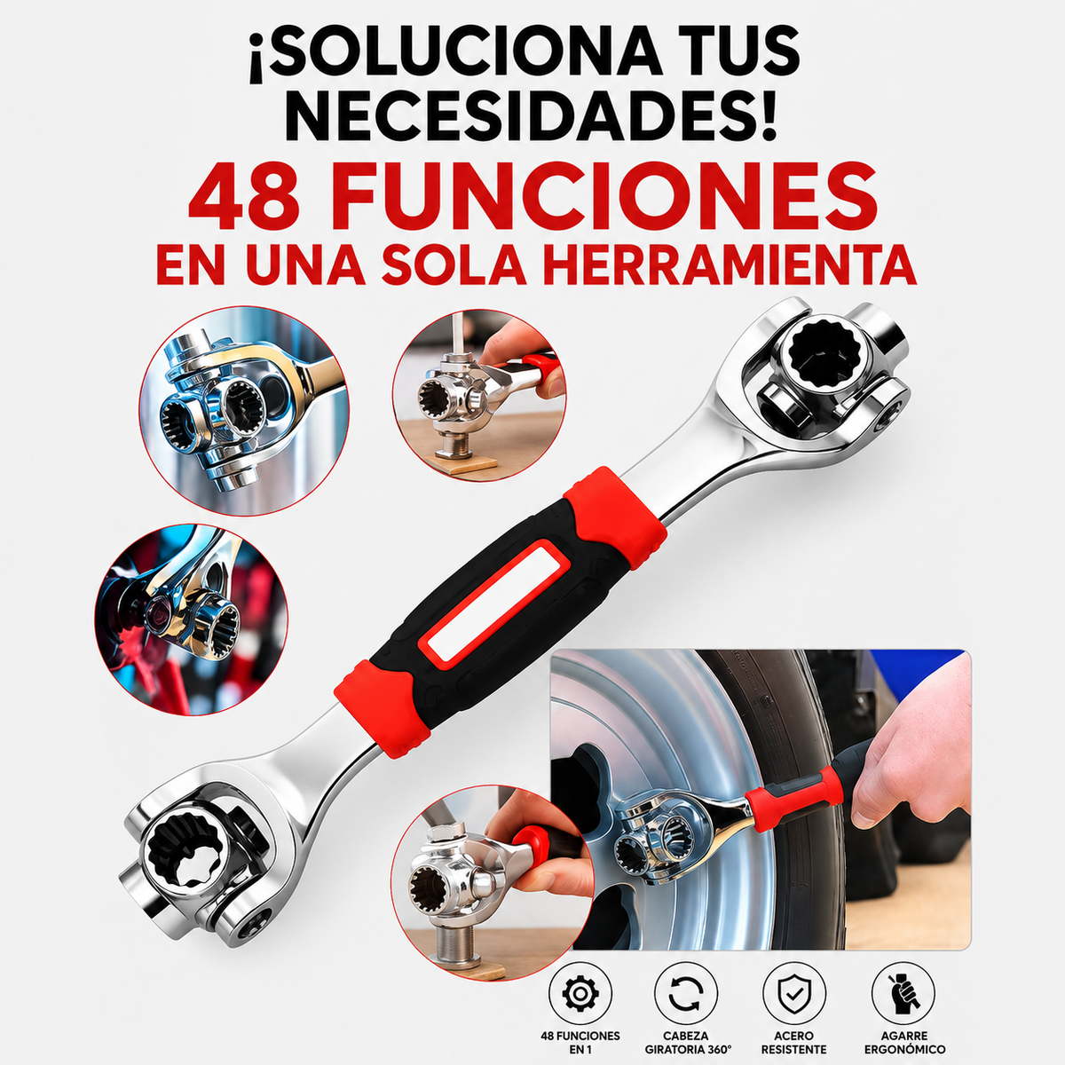 Power-Max™️ORIGINAL LLAVE INGLESA MULTIUSOS 48 EN 1