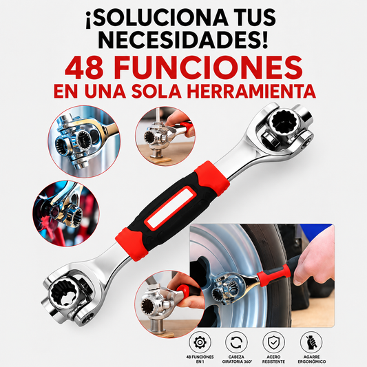 Power-Max™️ORIGINAL LLAVE INGLESA MULTIUSOS 48 EN 1