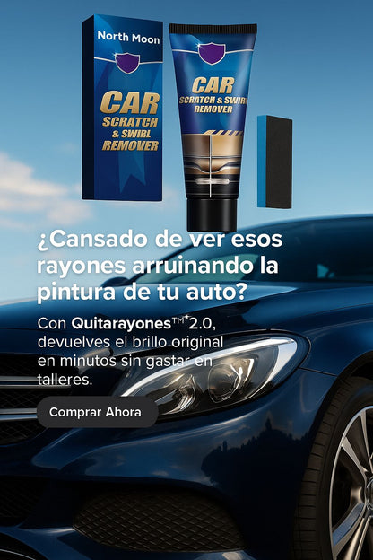 Quitarayones™ "Dale un nuevo brillo a tu auto 2X1