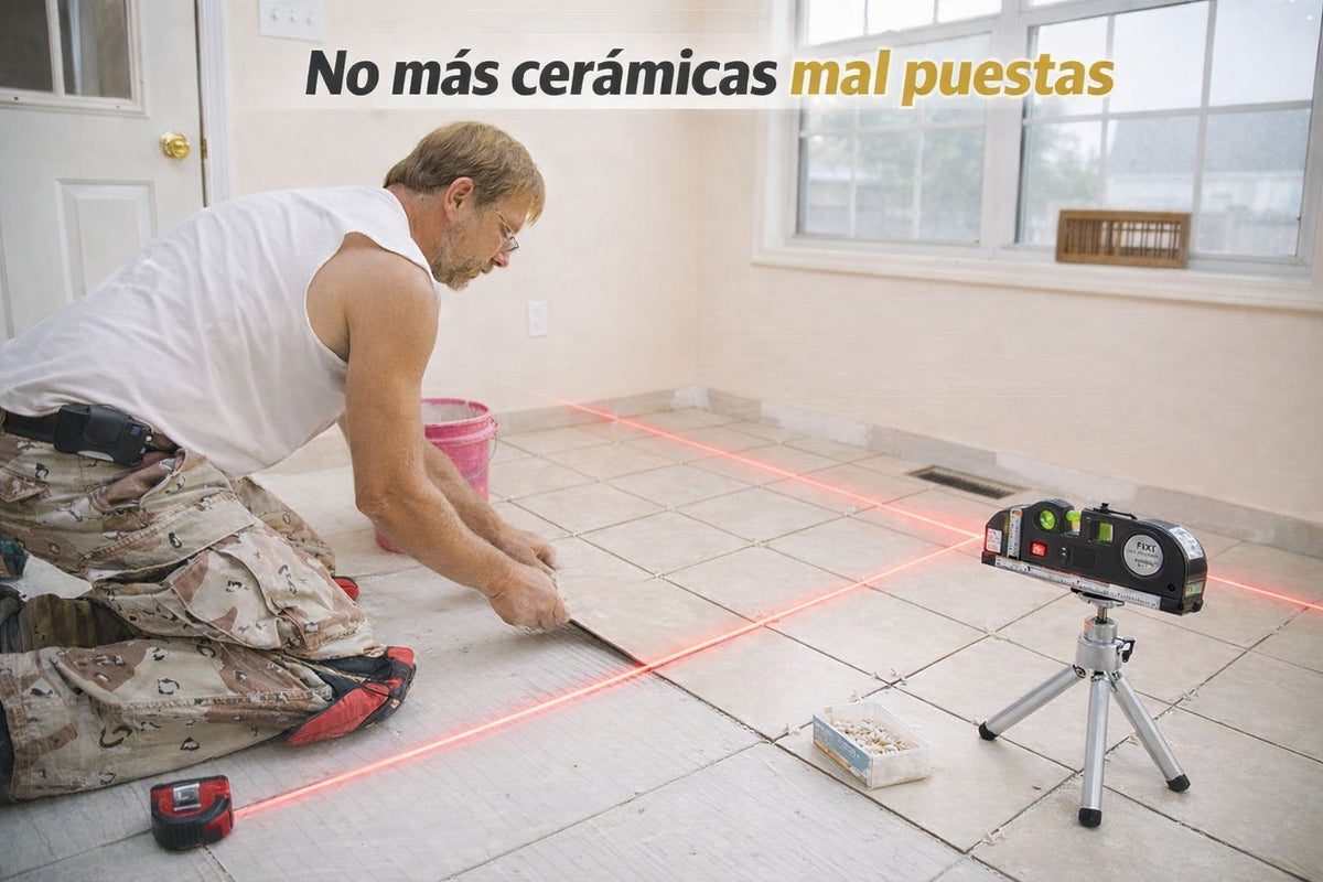 Nivelador de Medición Láser Multifuncional 4 en 1 HomeTecno™