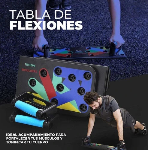 Tabla Profesional de Flexiones 9 en 1  😱35% DE DESCUENTO😱