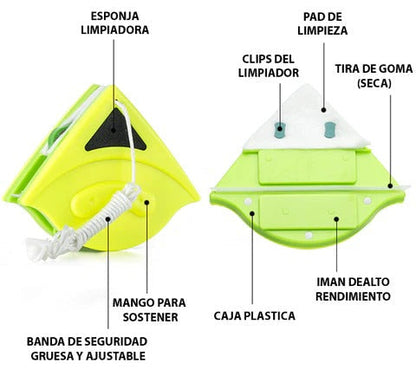 Limpiador Magnético de Ventanas Doble – CaraMagClean